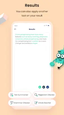 Paraphrase Tool Paraphraser android App screenshot 0