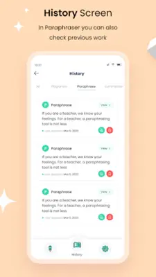 Paraphrase Tool Paraphraser android App screenshot 1