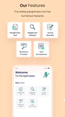 Paraphrase Tool Paraphraser android App screenshot 5