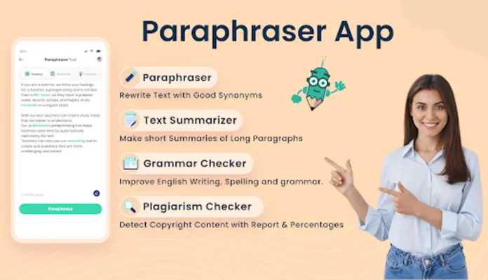 Paraphrase Tool Paraphraser android App screenshot 7